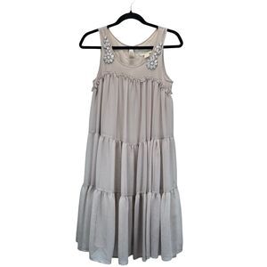 Conscious Collection Dress Women's Size 2 Pink Sleeveless Tiered A-line